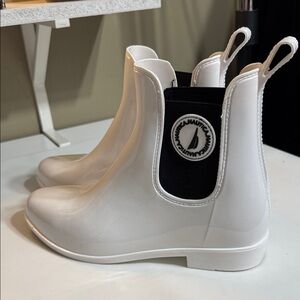Nautica Women's White Rain Boots